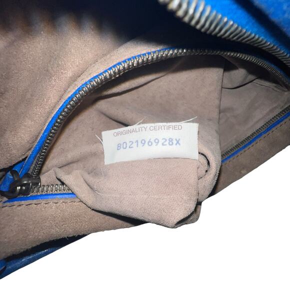 Bottega Veneta Blue Intrecciato Leather Hobo Bag - Picture 11 of 15